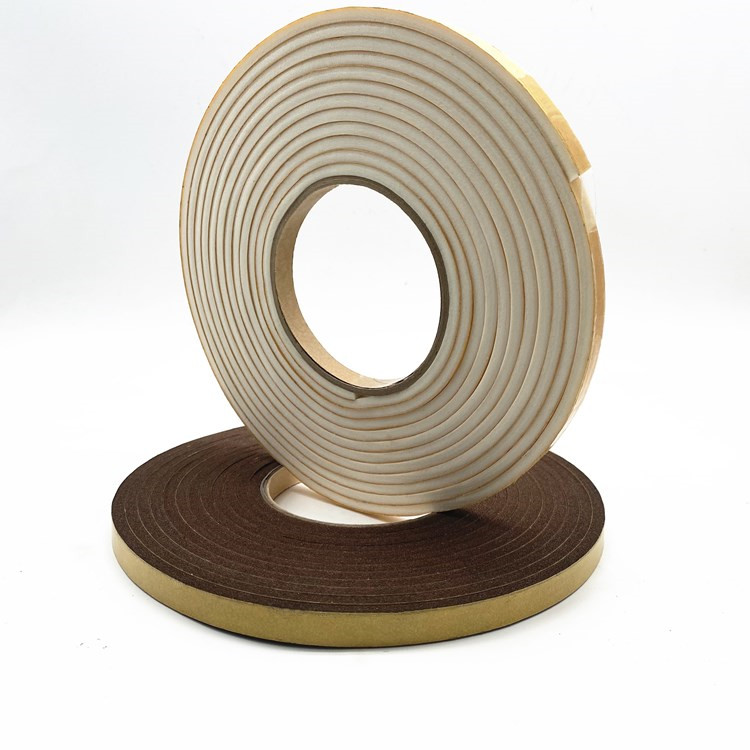 Low and Medium Density Weatherproof PVC Foam Tape with Yellow Release Paper