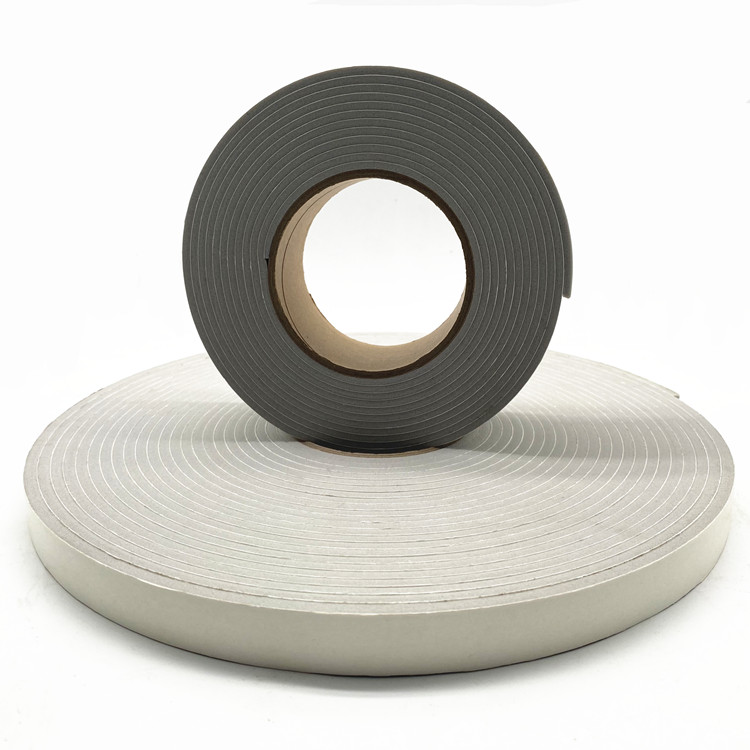 Hollyseal? Medium Hard Single Sided Adhesive Grey Body Cushioning PVC Foam Tape