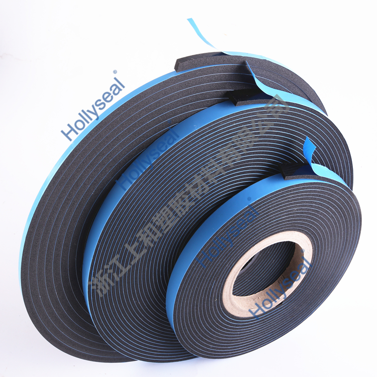 Hollyseal?中密度雙面微孔PVC泡棉膠帶 厚度1mm~25mm，密度110kg/m3~500kg/ m3